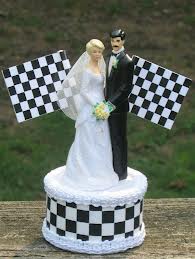 NASCAR Wedding Cake